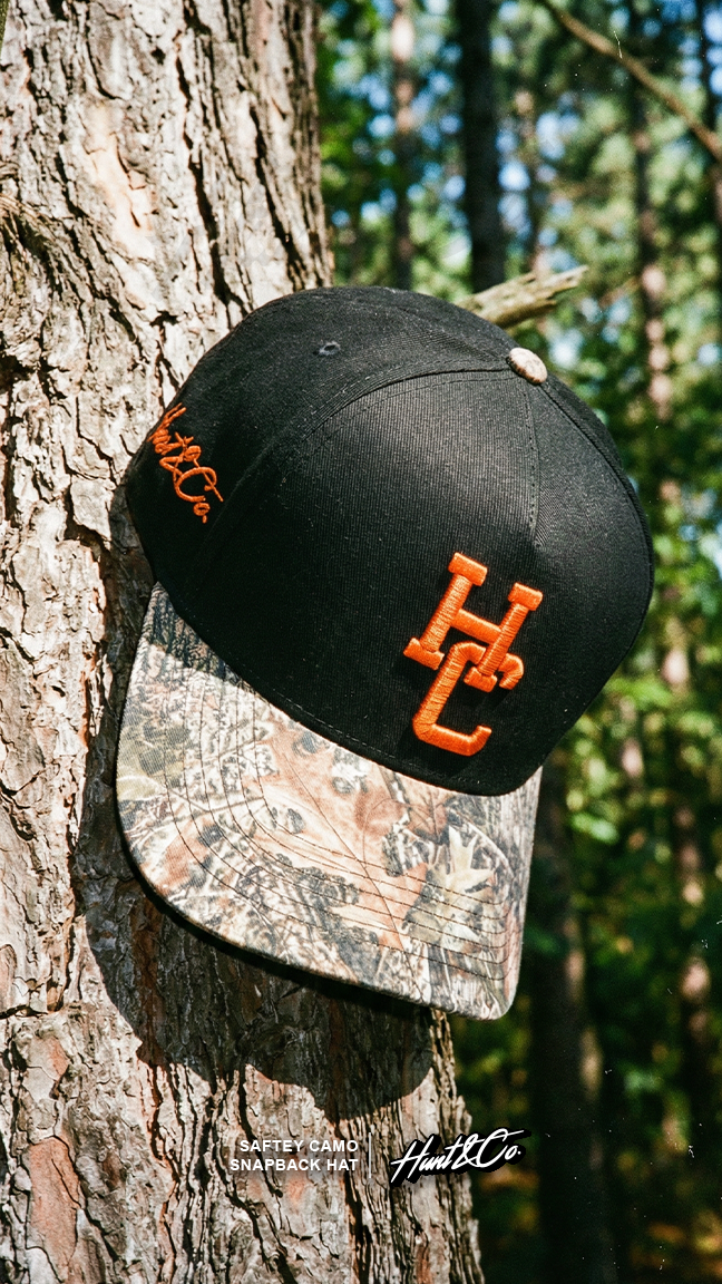 Safety Camo Snapback Hat