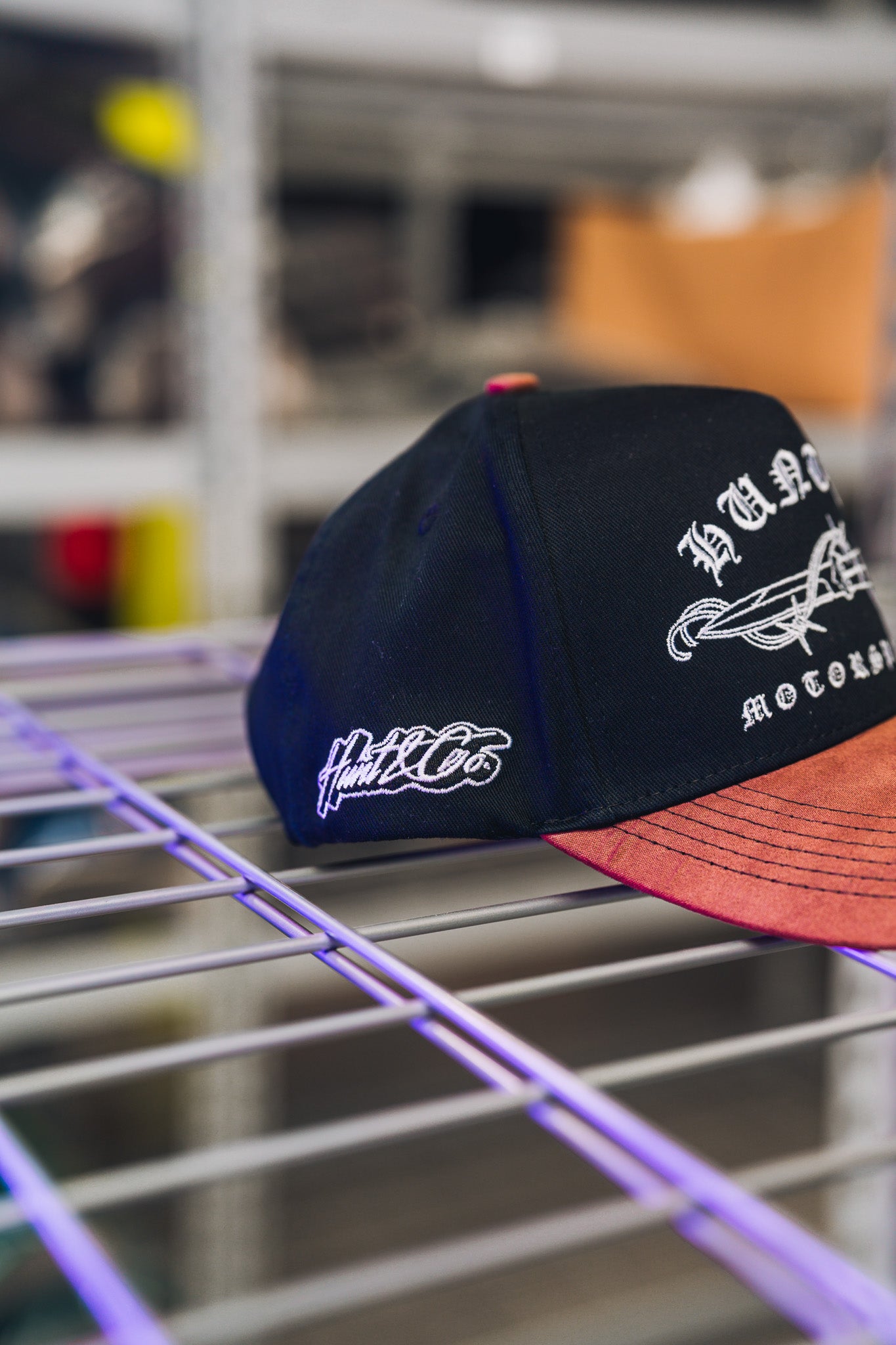 Motorsports Brown Suede Hat