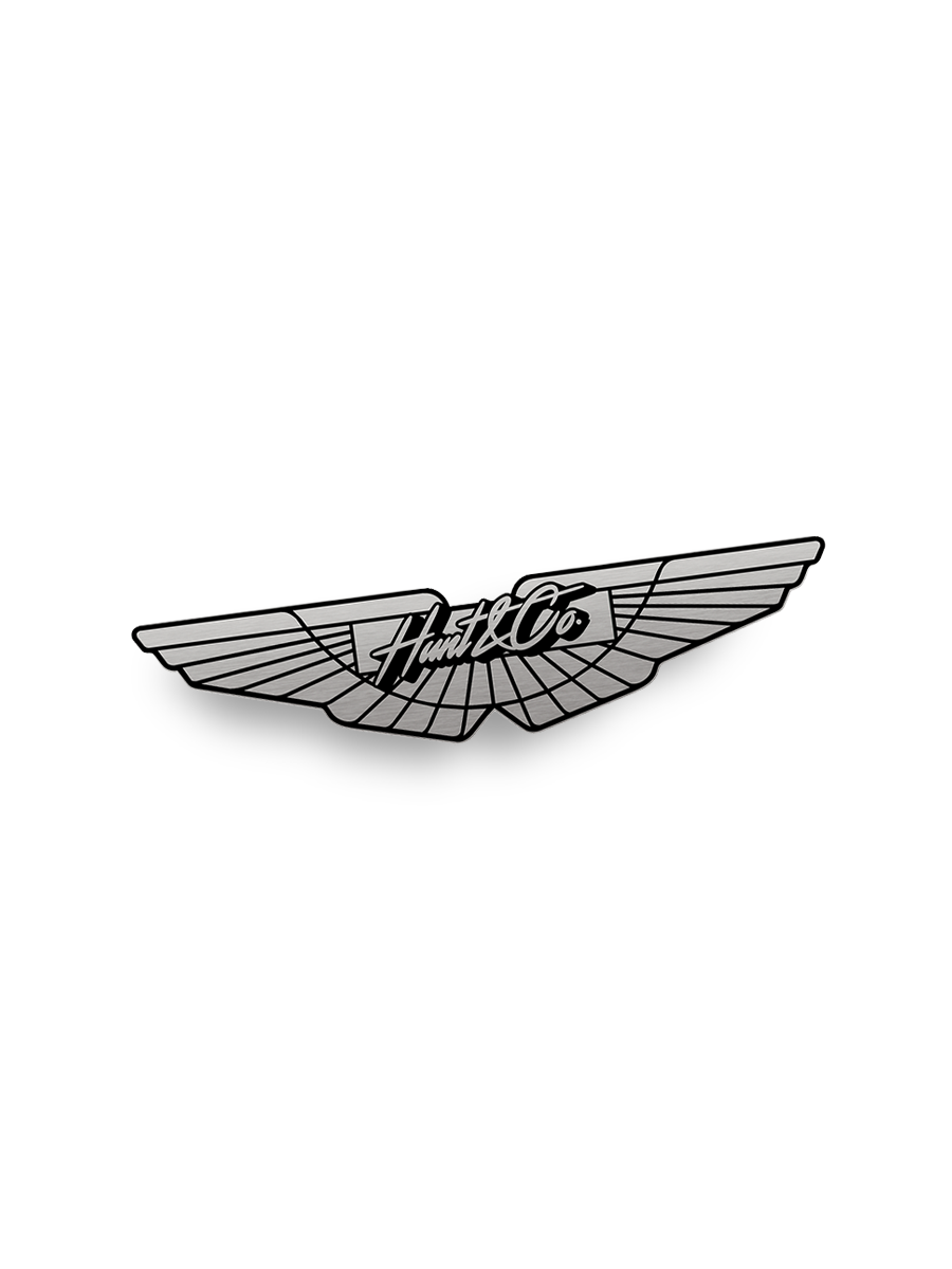 Brushed Metal Vantage Sticker
