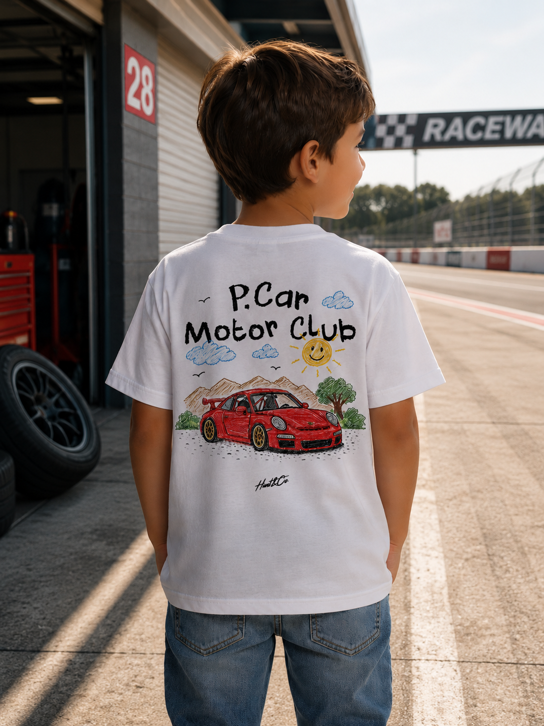 P. Car Motor Club Youth Tee