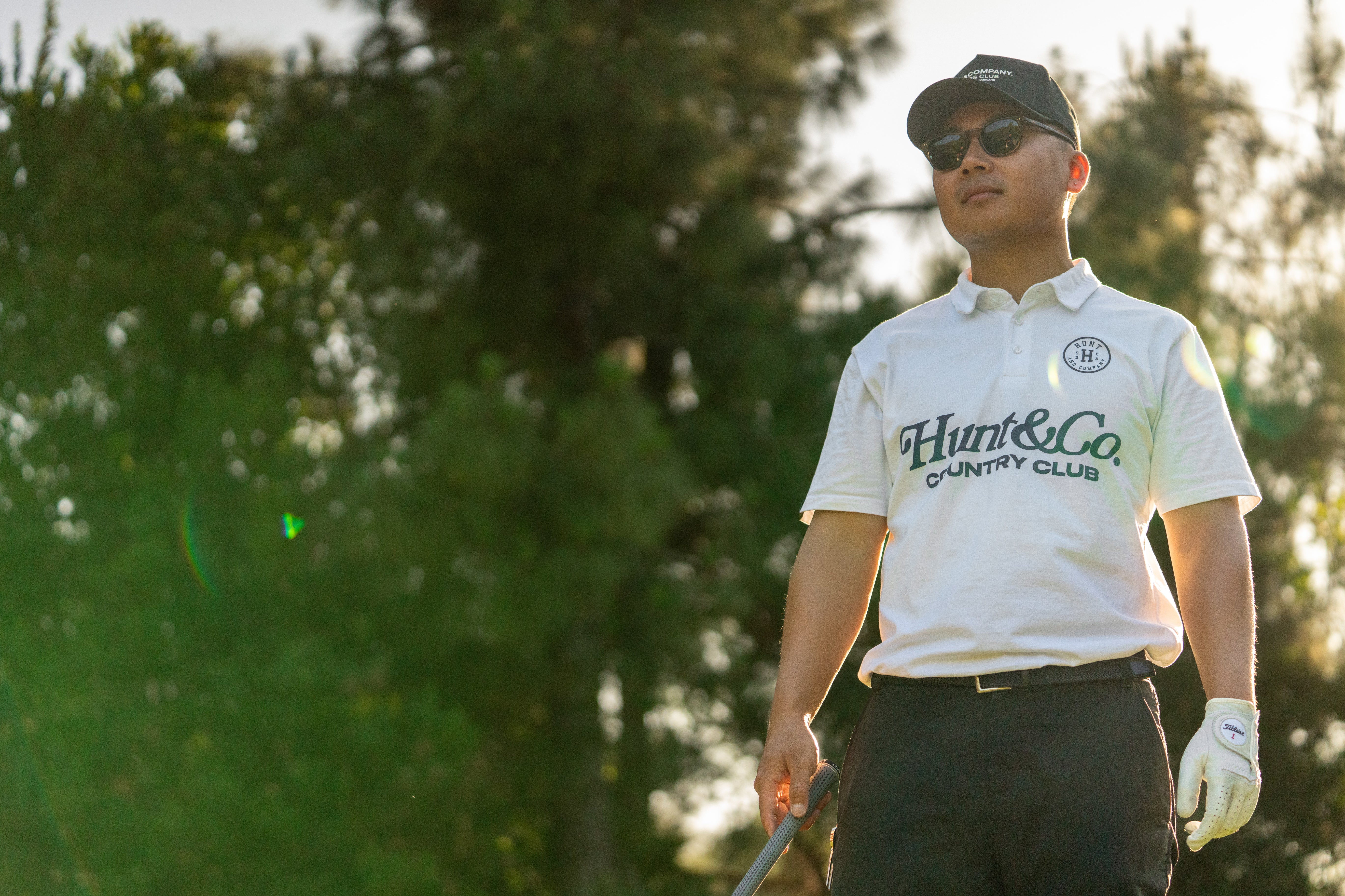 Hunt & Co Country Club Polo - White