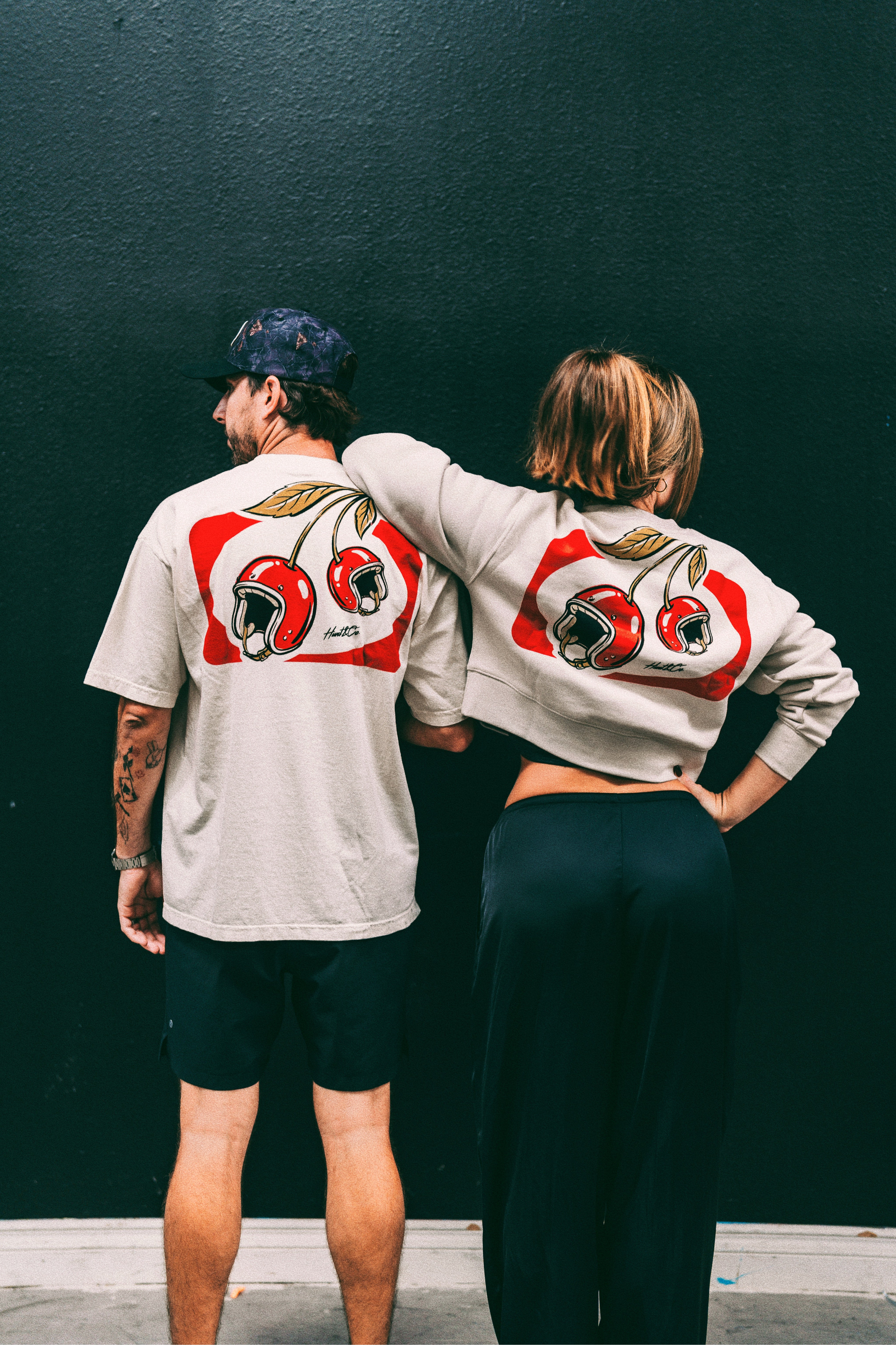 Cherry Helmet Women's Cropped Crewneck