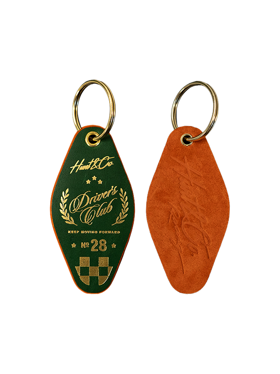 Driver's Club Leather Keychain