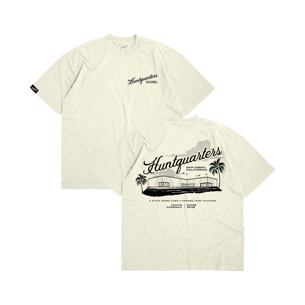 Huntquarters 2024 Tee - Creme