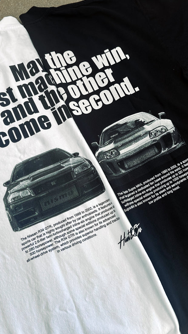 Supra vs. GTR Tee - White