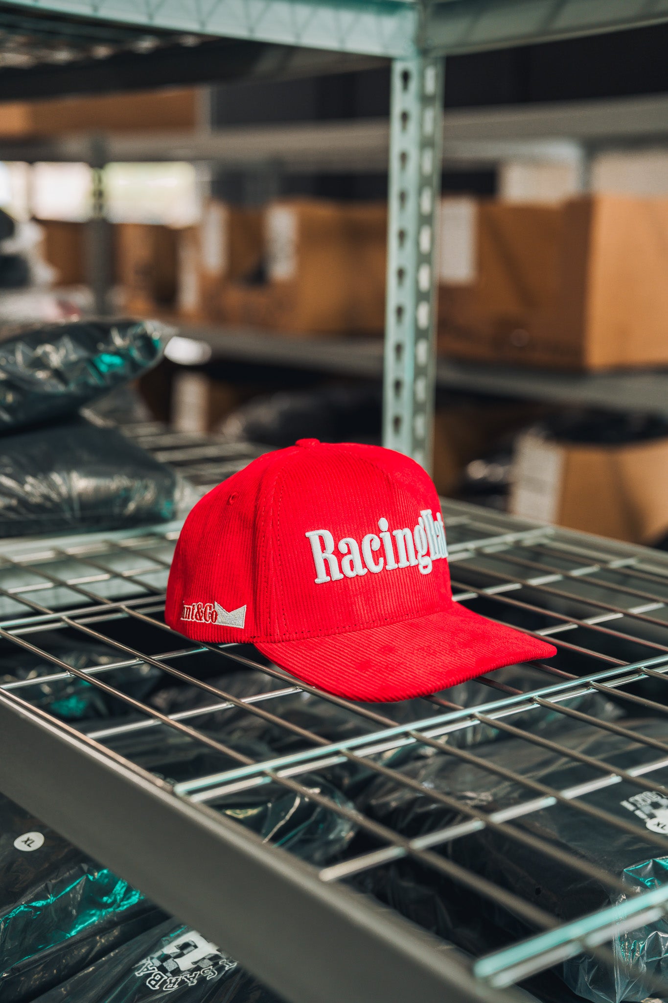 Corduroy Racing Hat