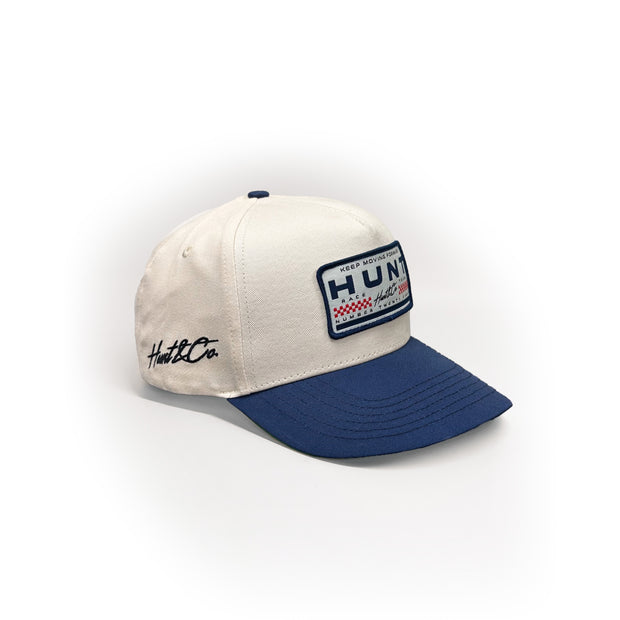 Race Team Woven Patch Hat - Blue
