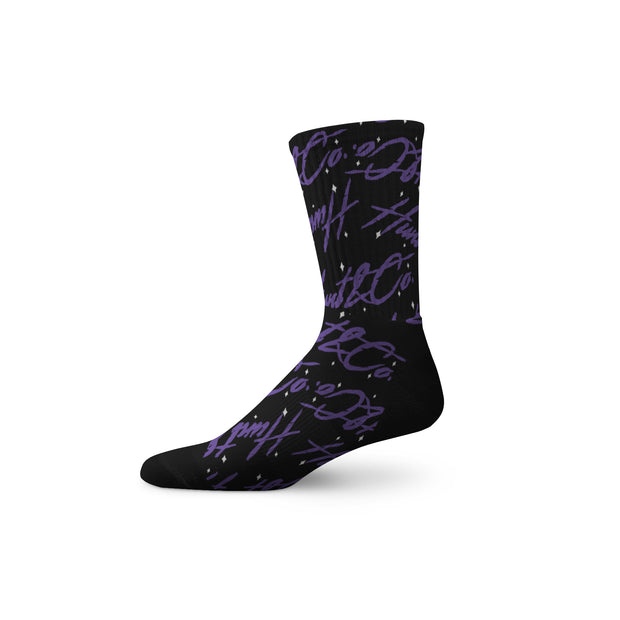 Slant Logo Socks