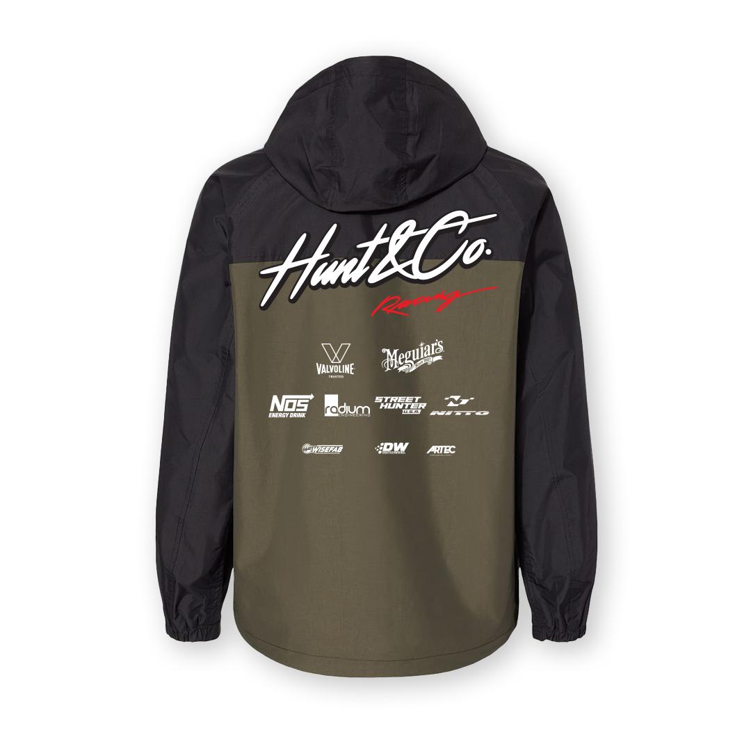 Hunt & Co Sponsor Embroidered Windbreaker