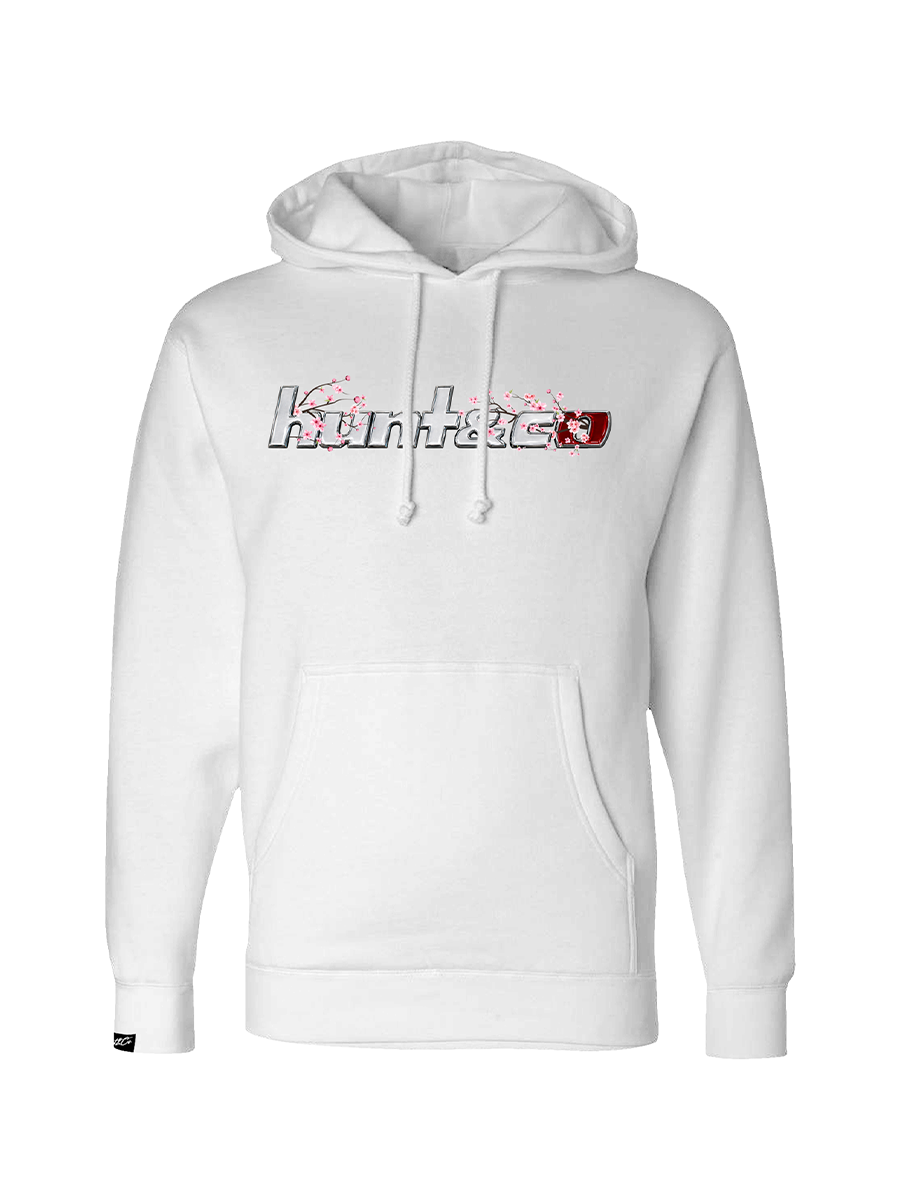 R34 Cherry Blossom White Sweatshirt